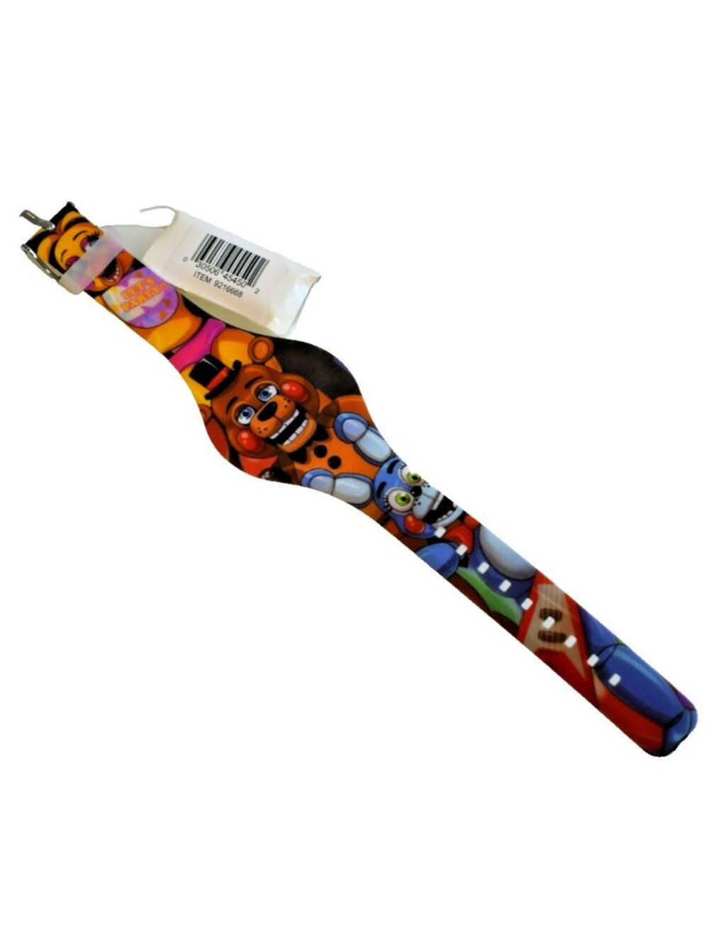 Five Nights at Freddy's FNAF Accutime Watch Yellow Digital Wristwatch Light Up